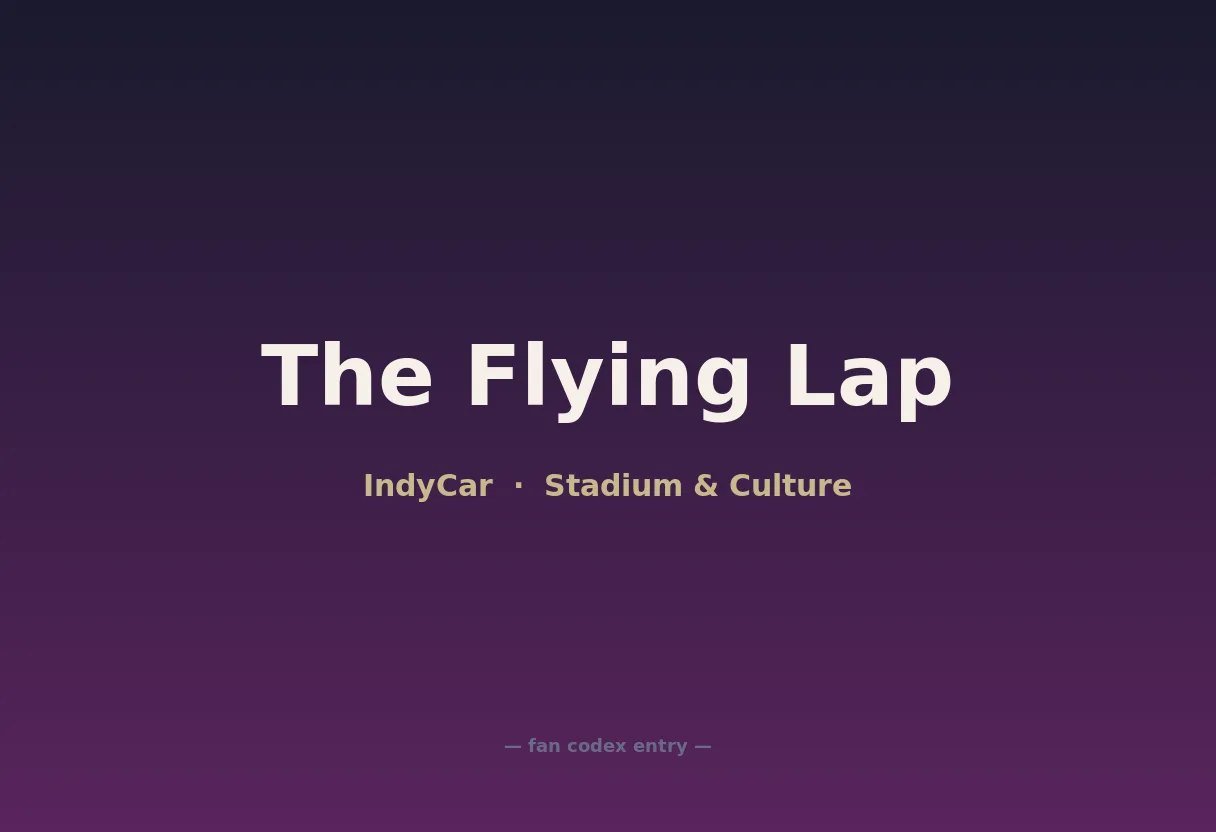 The Flying Lap