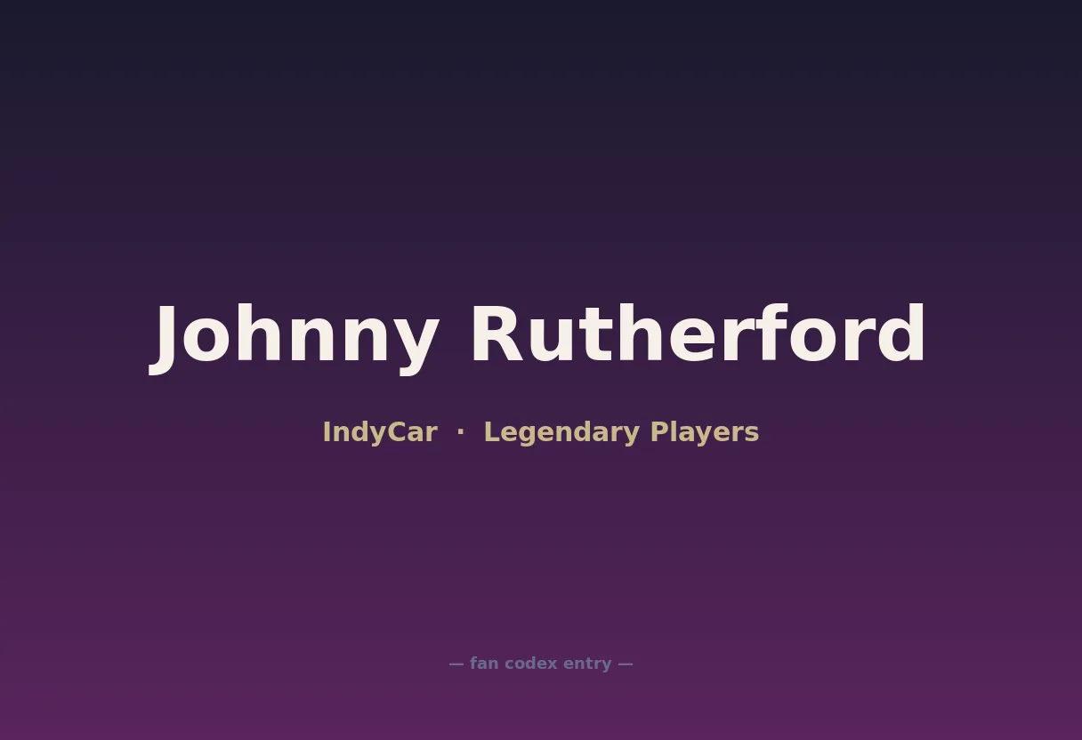 Johnny Rutherford