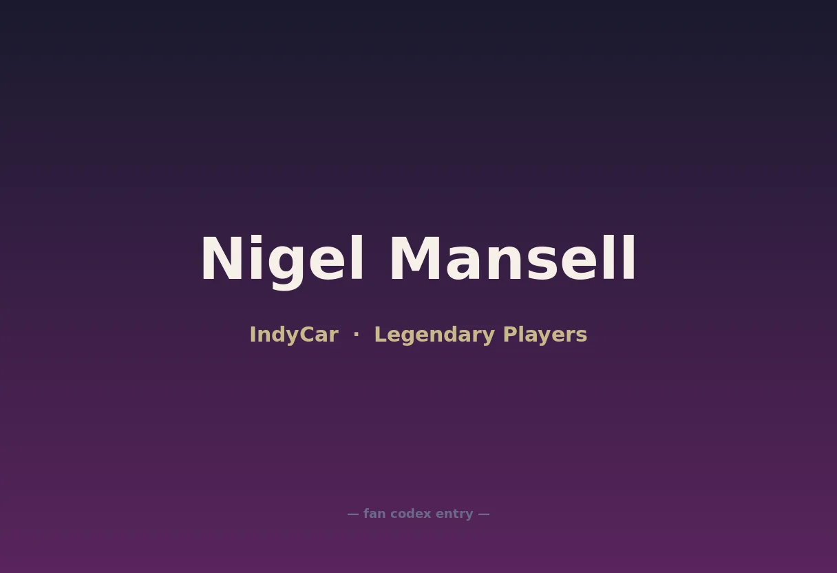 Nigel Mansell