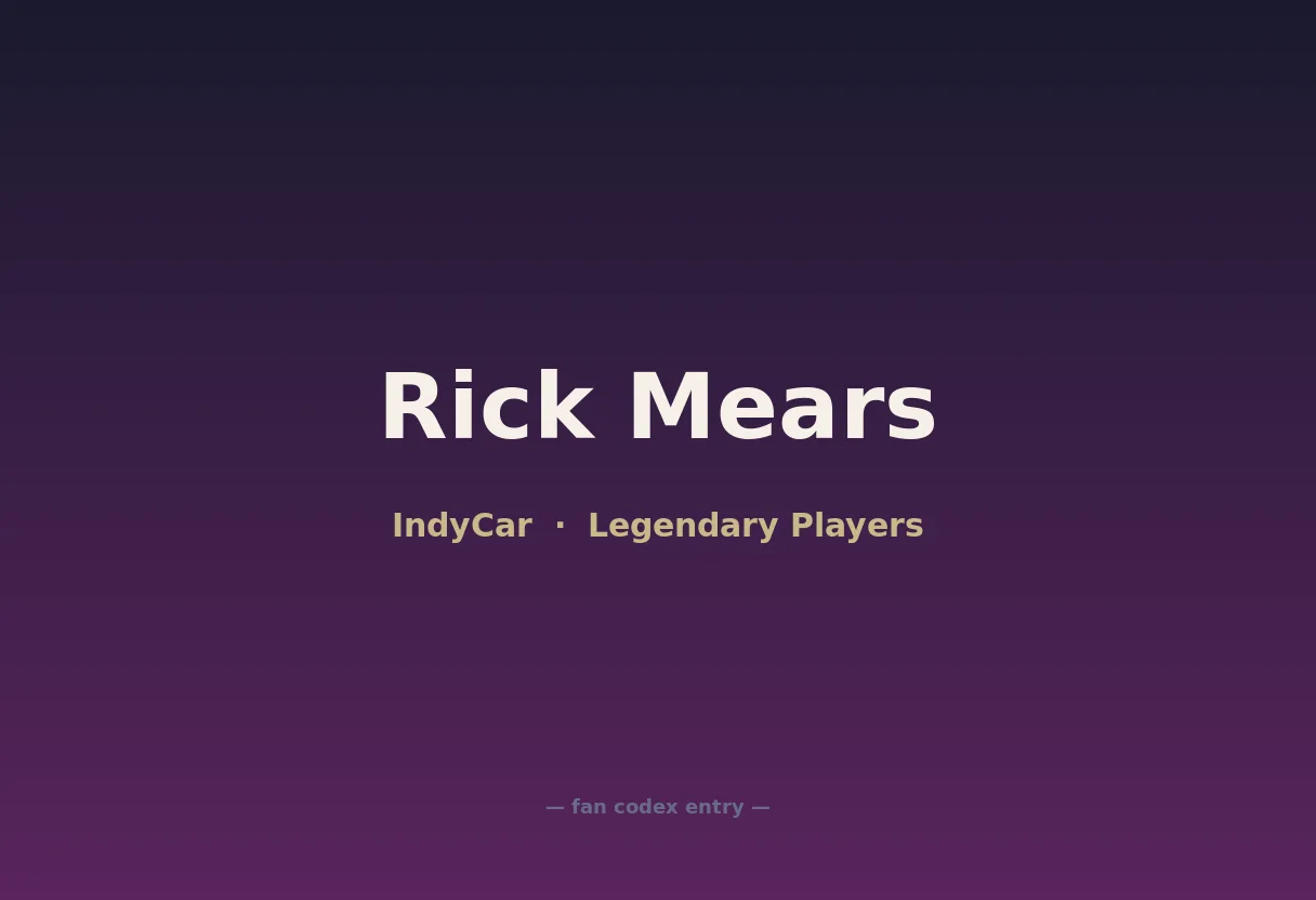 Rick Mears